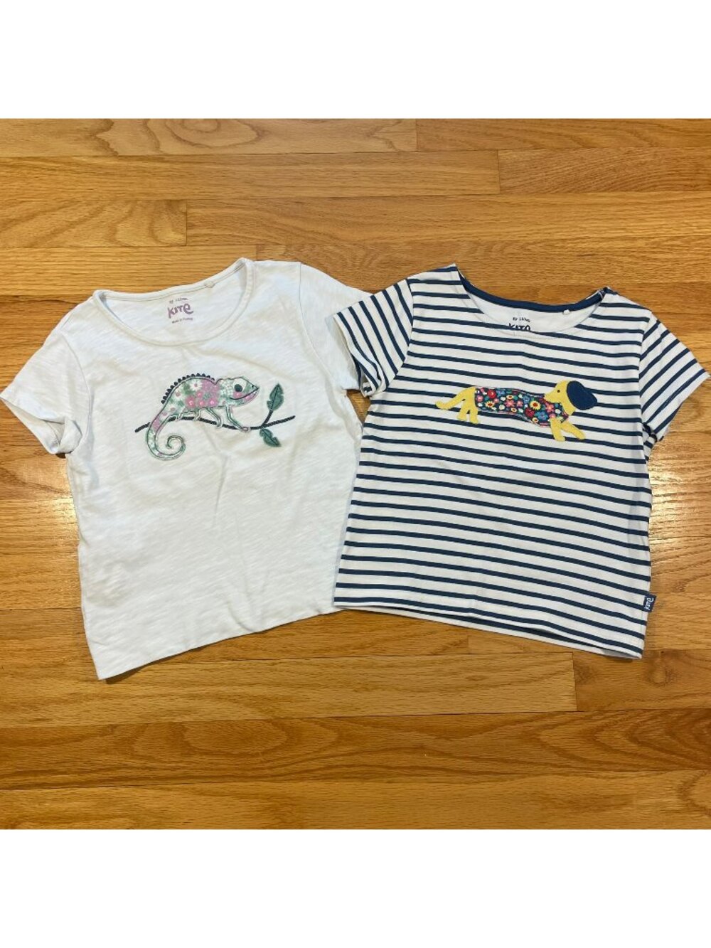 Kite Short Sleeved Appliqué Tops